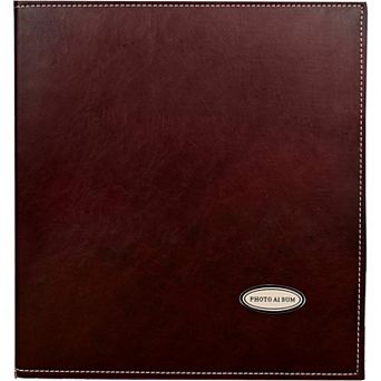 Self Adhesive Photo Album Dust Free and Waterproof Leather Cover Hand Made