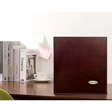 Self Adhesive Photo Album Dust Free and Waterproof Leather Cover Hand Made
