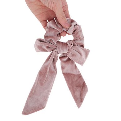 Flocked Ribbon Scrunchies for Home 1 Pc