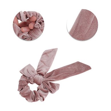 Flocked Ribbon Scrunchies for Home 1 Pc