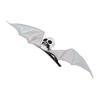 Halloween Funny Bat Wing Skull Hair Clip for Women 1 pc