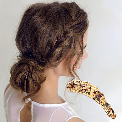 Grace Wavy Edge Hair Clips Hairdo Clip 1 Pc