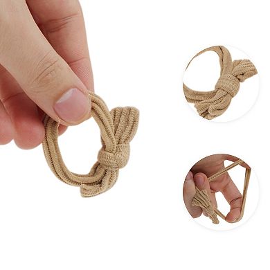 Elegant Bow Scrunchies Hair Elastic Band 10 Pcs