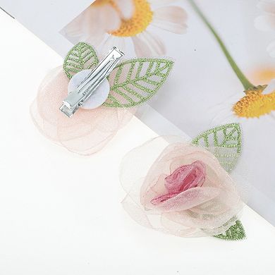 Forest Roses Hair Clip 2 Pcs