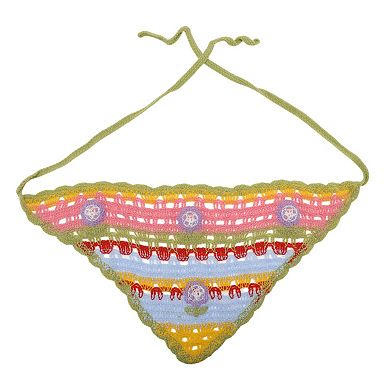 Knitted Triangle Bandana for Women 2 Pcs