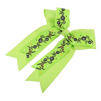 Halloween Bow Double-layer Ribbon Duckbill Clip for Women 1 pc
