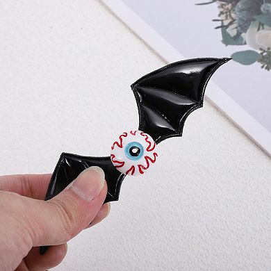 Halloween Bat Wing Eyeball Hair Clip for Women 1 Pc