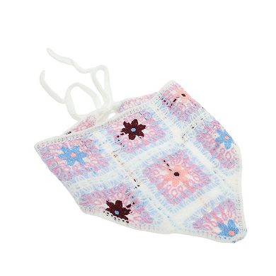 Knitting Triangle Bandana for Women 2 Pcs