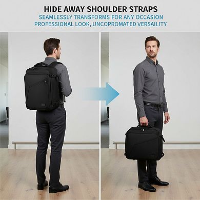 Expandable Carry on Backpack Airplane Approved Water Resistant Lightweight