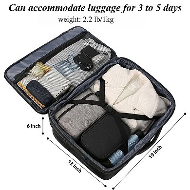 Expandable Carry on Backpack Airplane Approved Water Resistant Lightweight