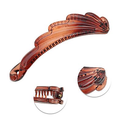 Fashion Wavy Edge Hair Clips Hairdo Clip 1 Pc
