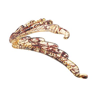 Fashion Wavy Edge Hair Clips Hairdo Clip 1 Pc
