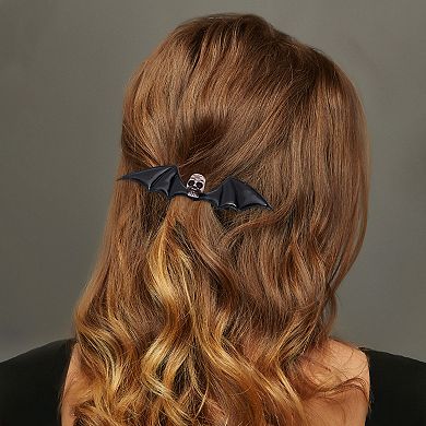 Halloween Bat Wing Skull Hair Clip for Women 1 Pc