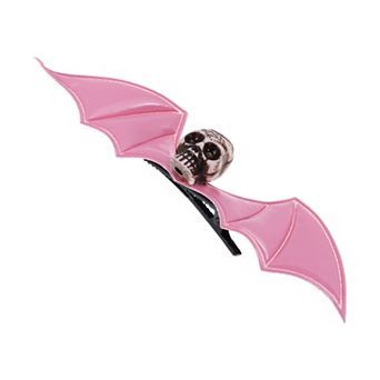 Halloween Bat Wing Skull Hair Clip for Women 1 pc