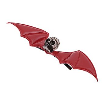 Halloween Bat Wing Skull Hair Clip for Women 1 pc