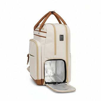 Laptop Backpack with Detachable Lunch Compartment and USB Charging Port