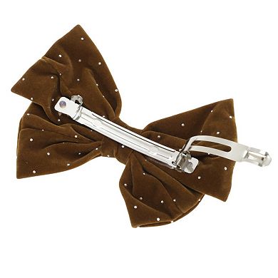 Cute Rhinestones Bow Spring Hair Clips 1 Pc