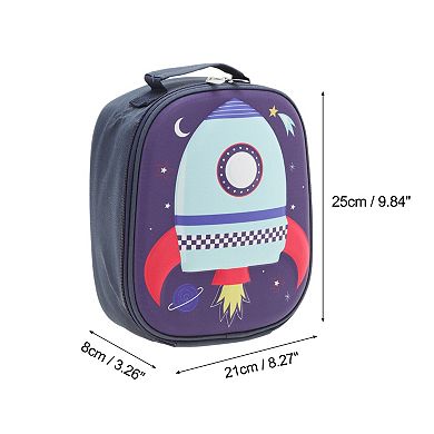 Durable Cartoon Lunch Bag for Kids and Adults 8.27"x3.26"x9.84"
