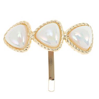 Three Heart Ponytail Buckle Hair Clip for Women 1 pc