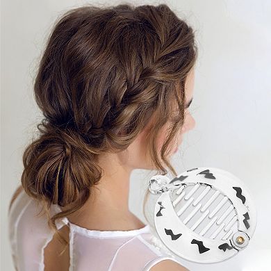 Elegant Round Fish Shape Hair Clips Hairdo Clip 1 Pc