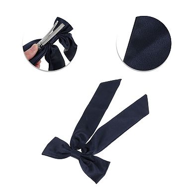 Elegant Bow Ribbon Duckbill Hair Clips for Home 1 Pc