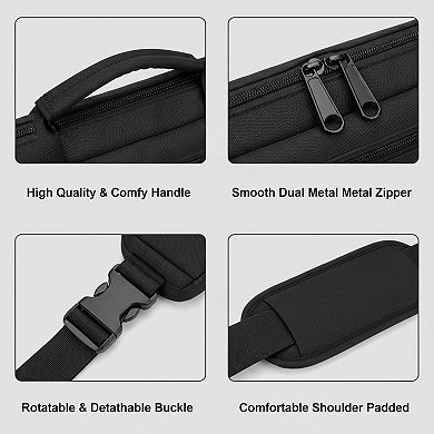 Lightweight Messenger Bag Water Resistant for Laptop and School Use