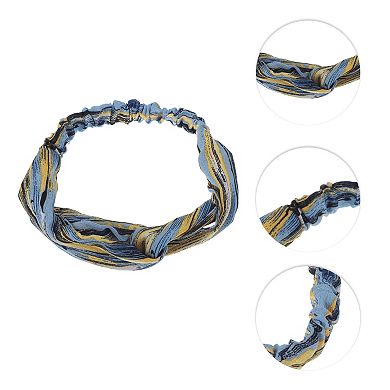 Fashion Cloud Pattern Cross Elastic Hairband for Women 1 Pc