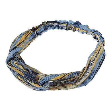 Fashion Cloud Pattern Cross Elastic Hairband for Women 1 Pc