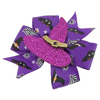 Halloween Cute Bow Duckbill Clip for Women 1 pc