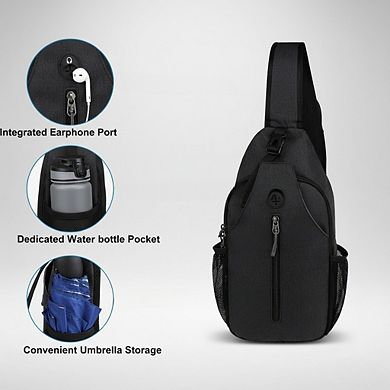 Crossbody Sling Backpack for Travel Hiking and Daypack Use