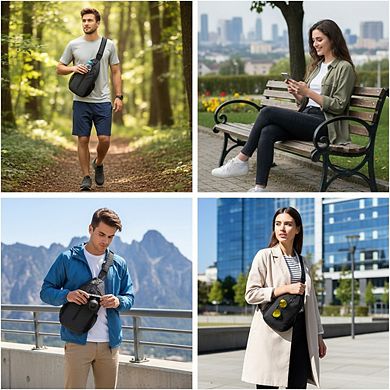 Crossbody Sling Backpack for Travel Hiking and Daypack Use