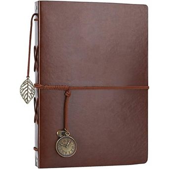 Travel Photo Album Leather Cover with Writing Space for Wedding and Family