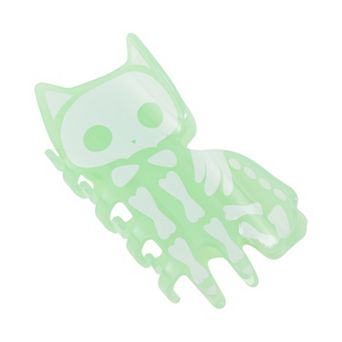 Halloween Grungy Skeleton Cat Design Claw Clip 1 pc