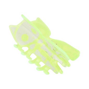 Halloween Grungy Skeleton Cat Design Claw Clip 1 pc