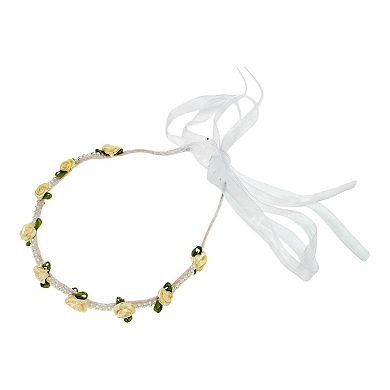 Faux Pearl Ribbon Headband for Women 1 Pc
