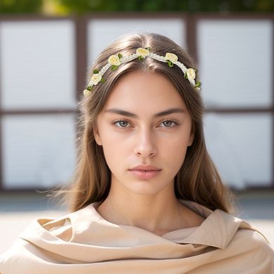 Faux Pearl Ribbon Headband for Women 1 Pc