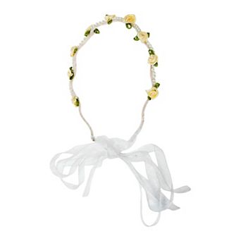 Faux Pearl Ribbon Headband for Women 1 pc