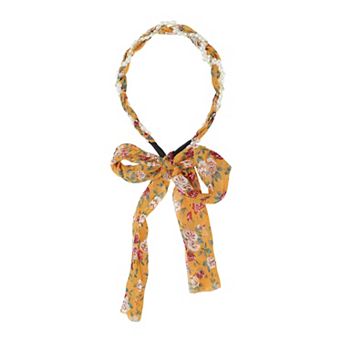 Faux Pearl Ribbon Headband for Women 1 pc