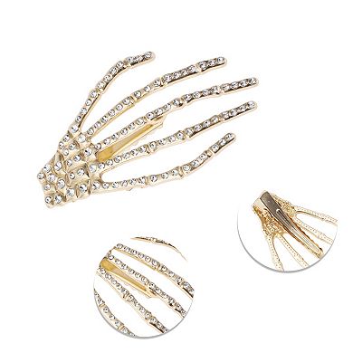 Rhinestone Palm Hair Clips for Home 1 Pc
