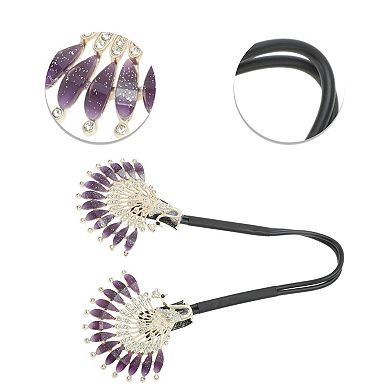 Elegant Peacock Hair Clips for Home 1 Pc