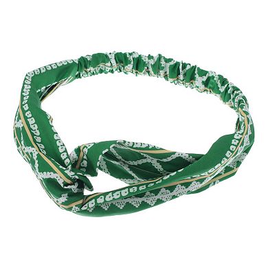 Fashion Love Sea Pattern Cross Elastic Hairband for Women 1 Pc