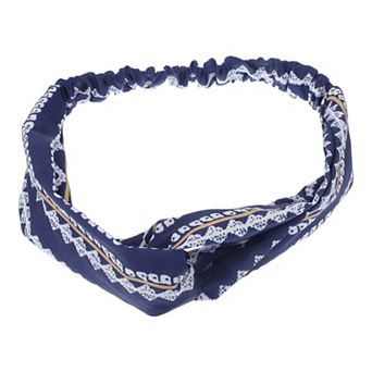 Fashion Love Sea Pattern Cross Elastic Hairband for Women 1 pc