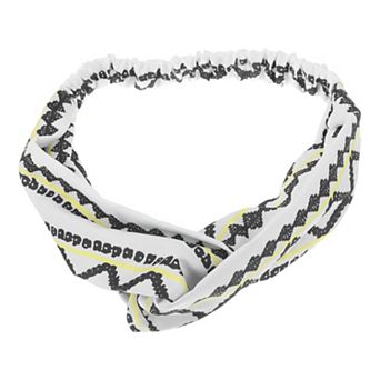Fashion Love Sea Pattern Cross Elastic Hairband for Women 1 pc