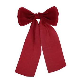 Fashionable Bow Ribbon Duckbill Hair Clips for Home 1 pc