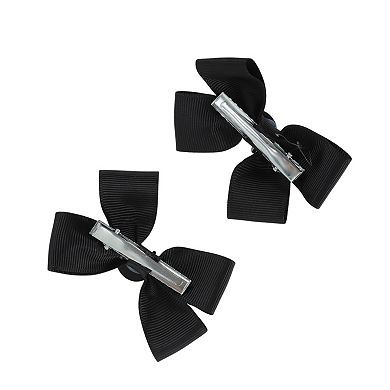 Halloween Double Bow Duckbill Clip for Women 1 Pair
