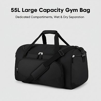 Durable Duffle Bag for Gym Travel Workout and Fitness