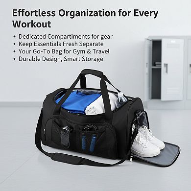 Durable Duffle Bag for Gym Travel Workout and Fitness