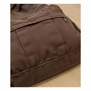 Canvas Backpack Retro Aesthetic for College Travel and Laptop Use