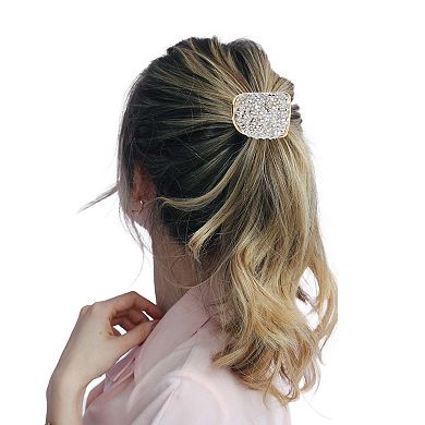 Rhinestone Cloud-shaped Ponytail Buckle Hair Clip for Women