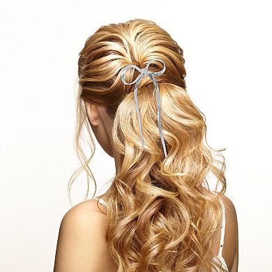 Stylish Long Bow Ponytail Buckle Hair Clip for Women